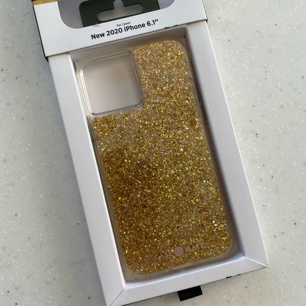 Case Mate Gold Twinkle 6.1” iPhone 12 Case